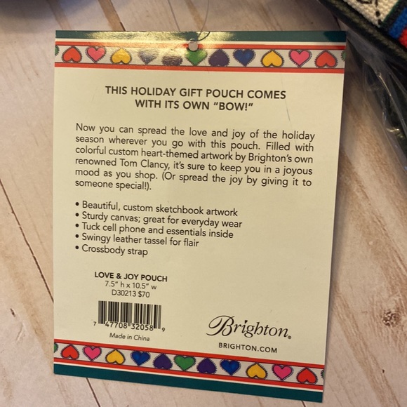 🆕 BRIGHTON Love and Joy Crossbody Pouch - Picture 6 of 11